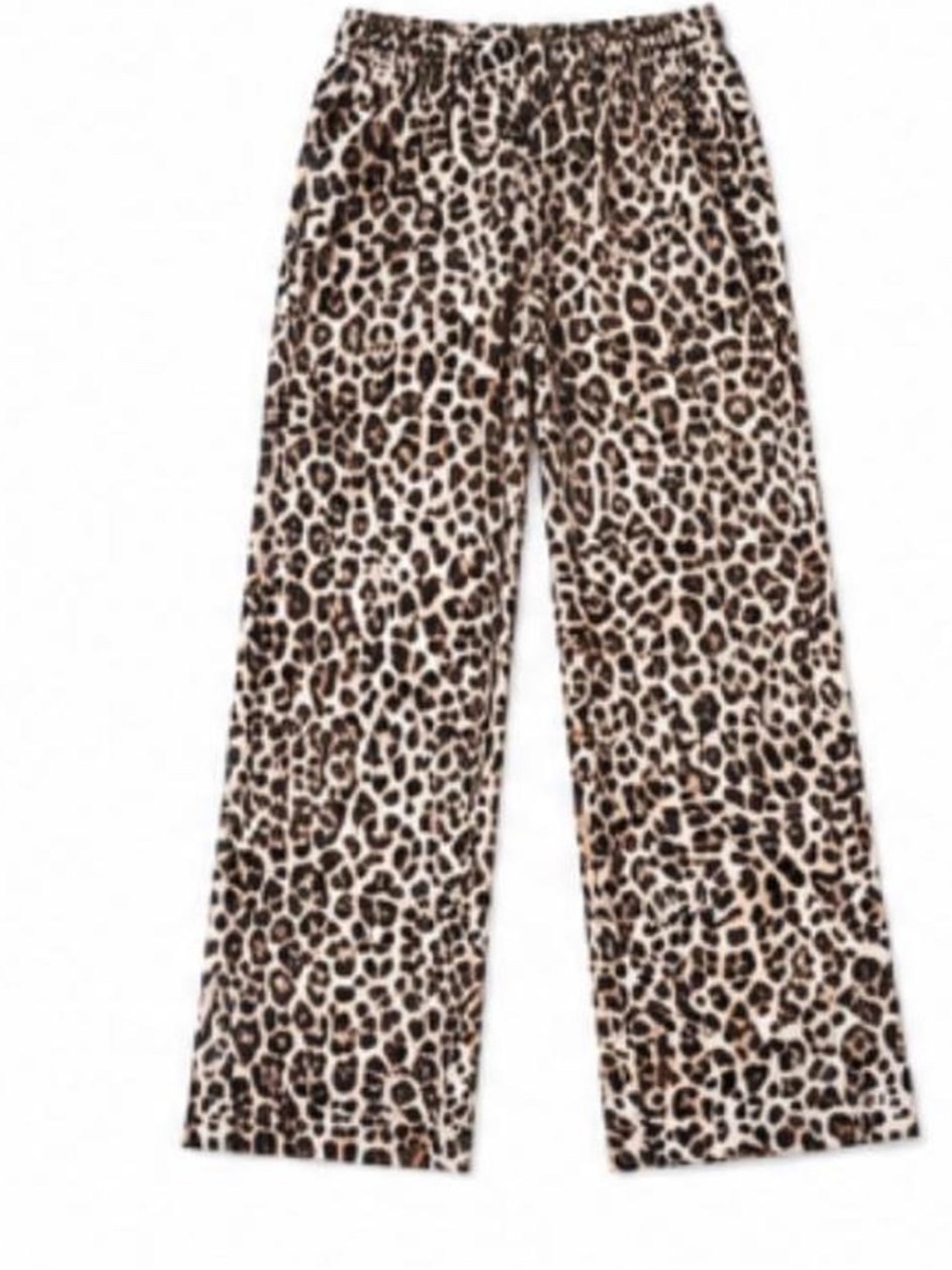 Marshalls Leopard Print Track Pants - Black, Brown, Cream